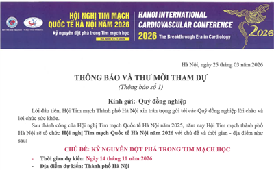 Thông báo thư mời và tham dự
