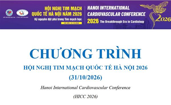 Chương trình hội nghị tim mạch Quốc tế Hà Nội 2026